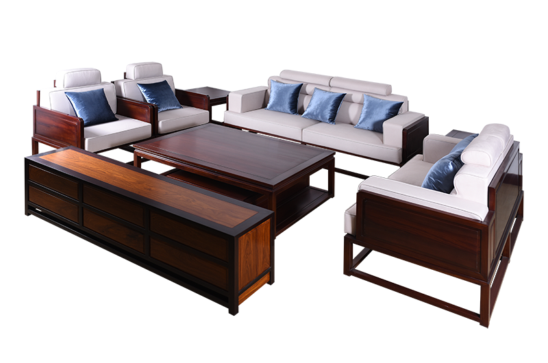 新中式沙发组合