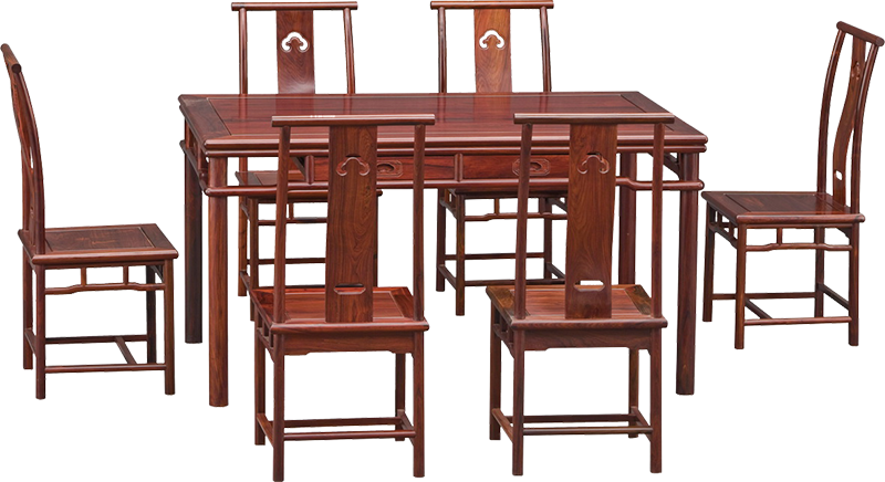 如意四屉桌带椅