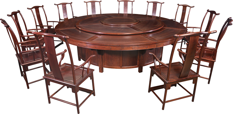 大圆桌带椅（电动）