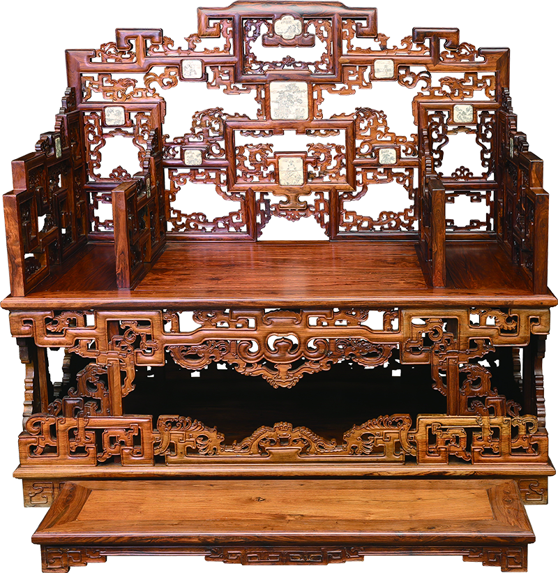 夔凤纹宝座