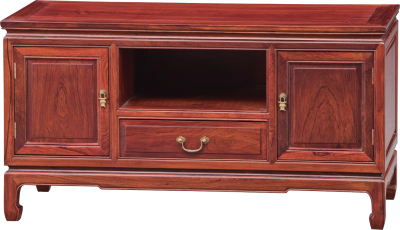 马蹄脚束腰电视柜