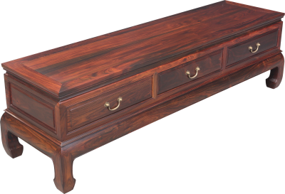 马蹄脚束腰电视柜