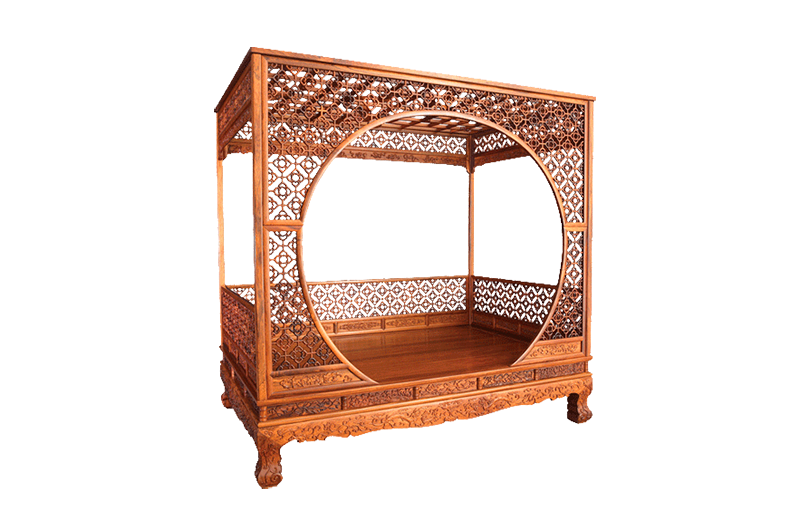 月洞式门罩架子床